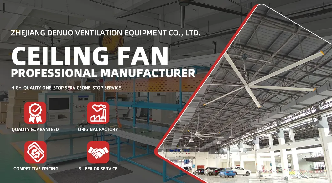 Metal Blade Energy Efficient Heavy Duty Industrial Ceiling Fan for School Classroom