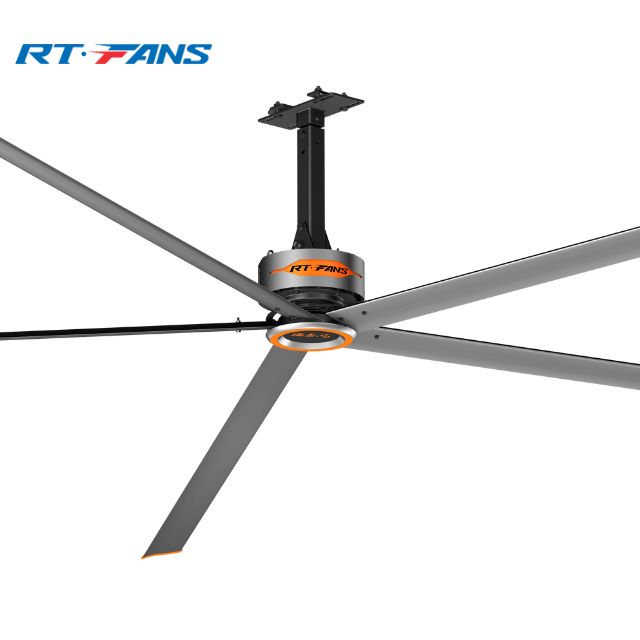 RTFANS 7.3m Industrial HVLS Ceiling Fan with Motor 15,500 M/h Airflow 220V/380V