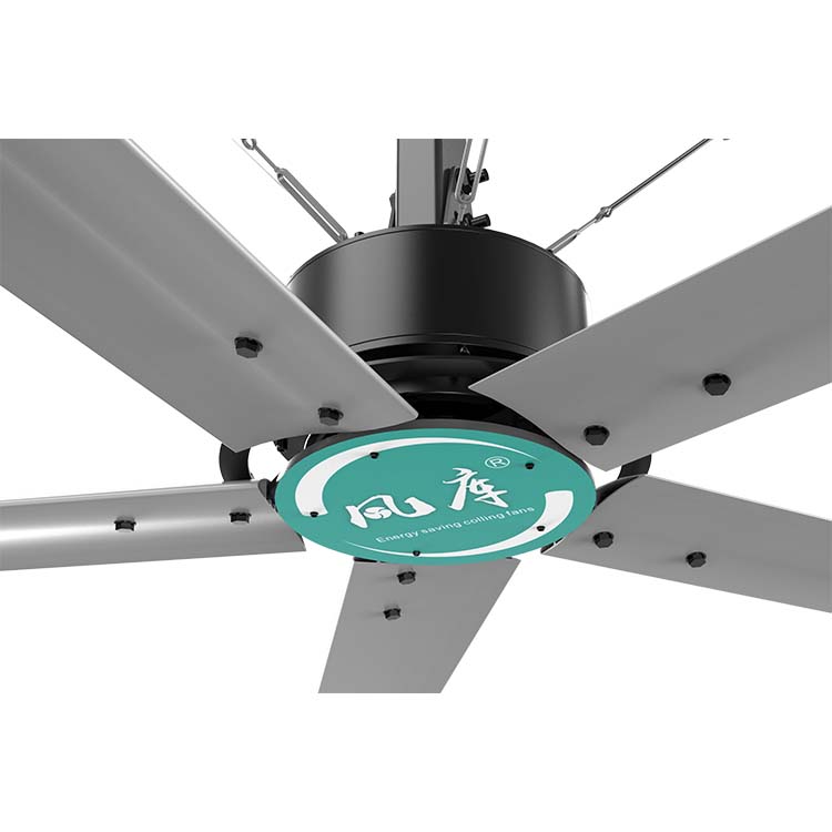 12 Ft 3.6M Industrial HVLS Ceiling Fan with 220V Motor High Volume Low Speed Ventilation for Better Airflow