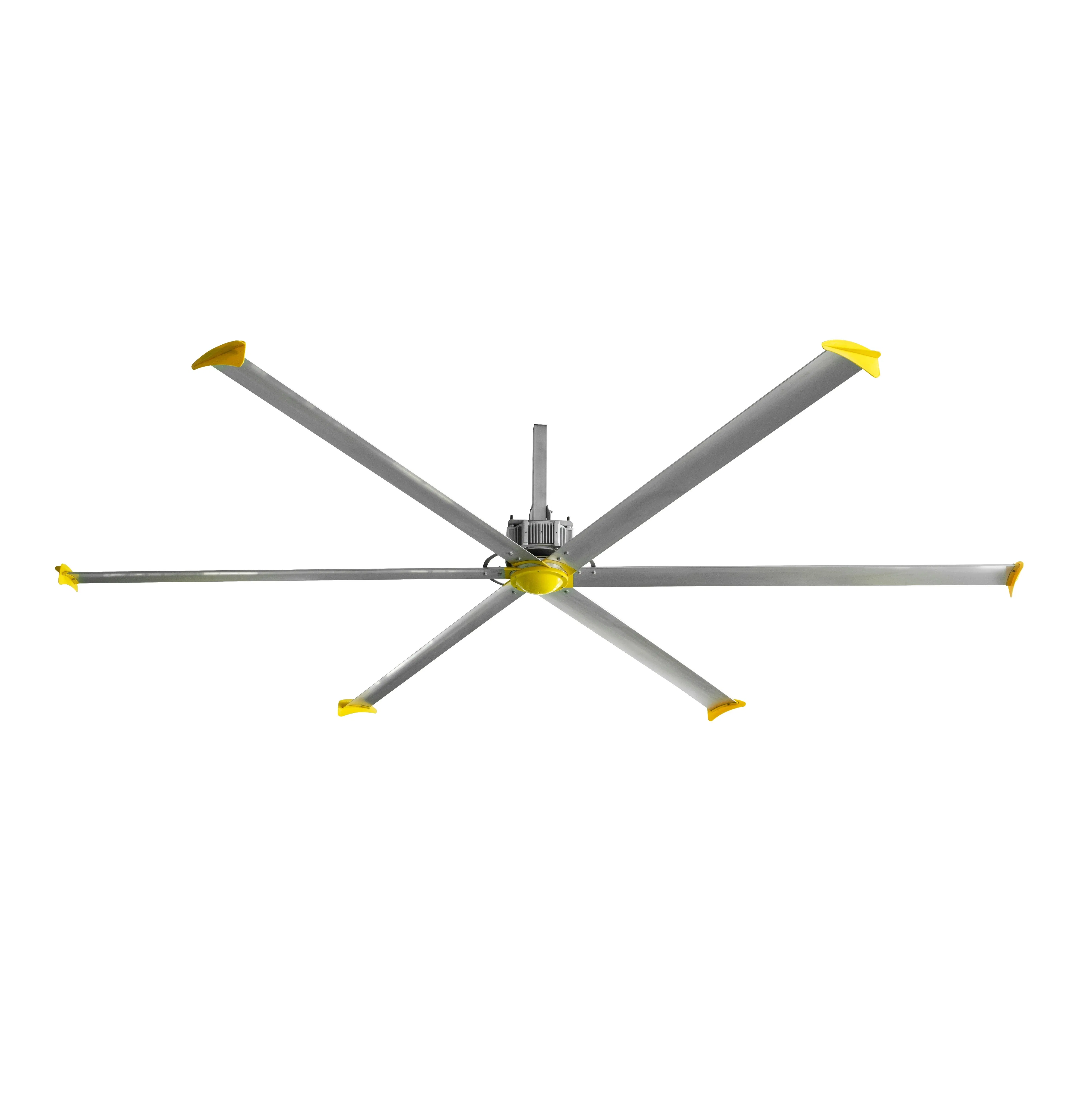 Big Size Air Cooling BLDC Hvsl Industrial Ceiling Fans for Outdoor Warehouses