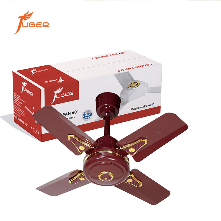 Wholesale 24 Inch Vintage Iron Four Blade Electric Smart Industrial Ceiling Fan