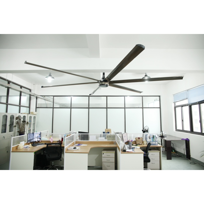 Long Life Powerful LED Cooling Industrial Ceiling Fan for Factory