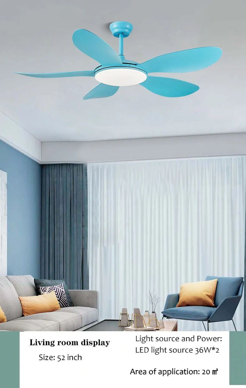 52 Inch Commercial Ceiling Fan Lamp