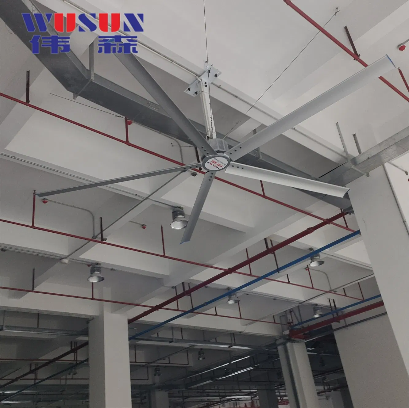 20FT Big Orient Outdoor Hvls Industrial Big Size AC Electric Ceiling Fan Hvls Energy Saving Industrial Ceiling Fan