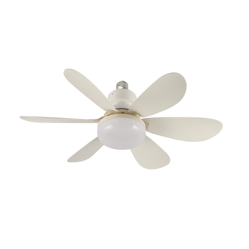 Wellsdiy LED Ceiling Fan Light 16.54 Inches Remote Control Indoor Fan Lamp
