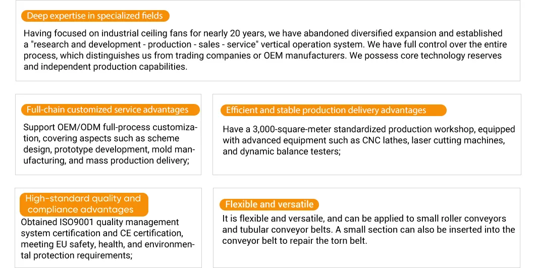 Commercial Quiet Big Ceiling Fan Industrial Cooling Solution DC Permanent Magnet Synchronous Motor Industrial Ceiling Fan