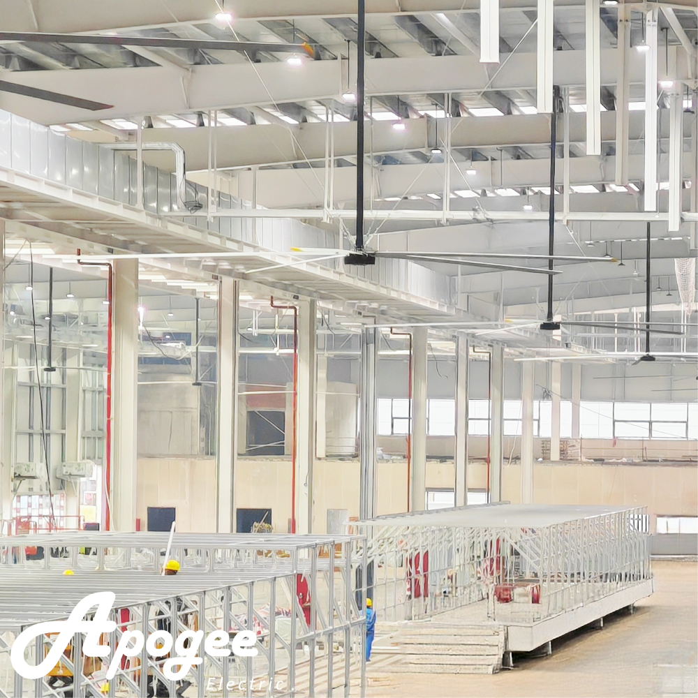 Ready To Ship HVLS Fans Industrial Ceiling Fan For Manufacturing Plant
