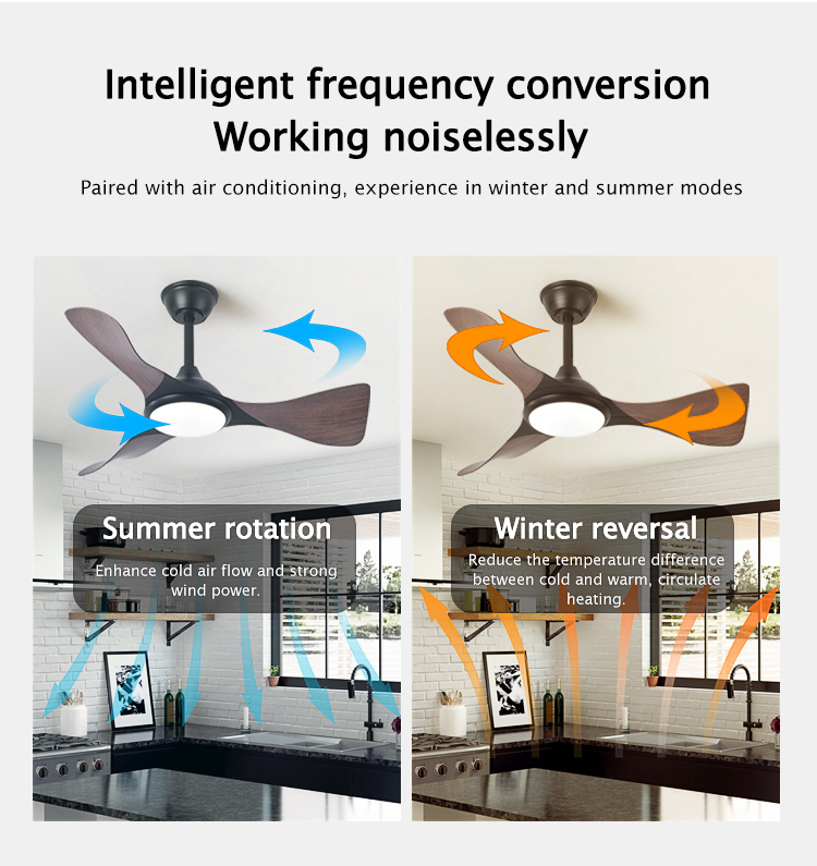 C287 35/45inch Ceiling Fan with Light or Without Light VENTILADOR FLY AGOTADO DC APP CONTROL Patent Payment