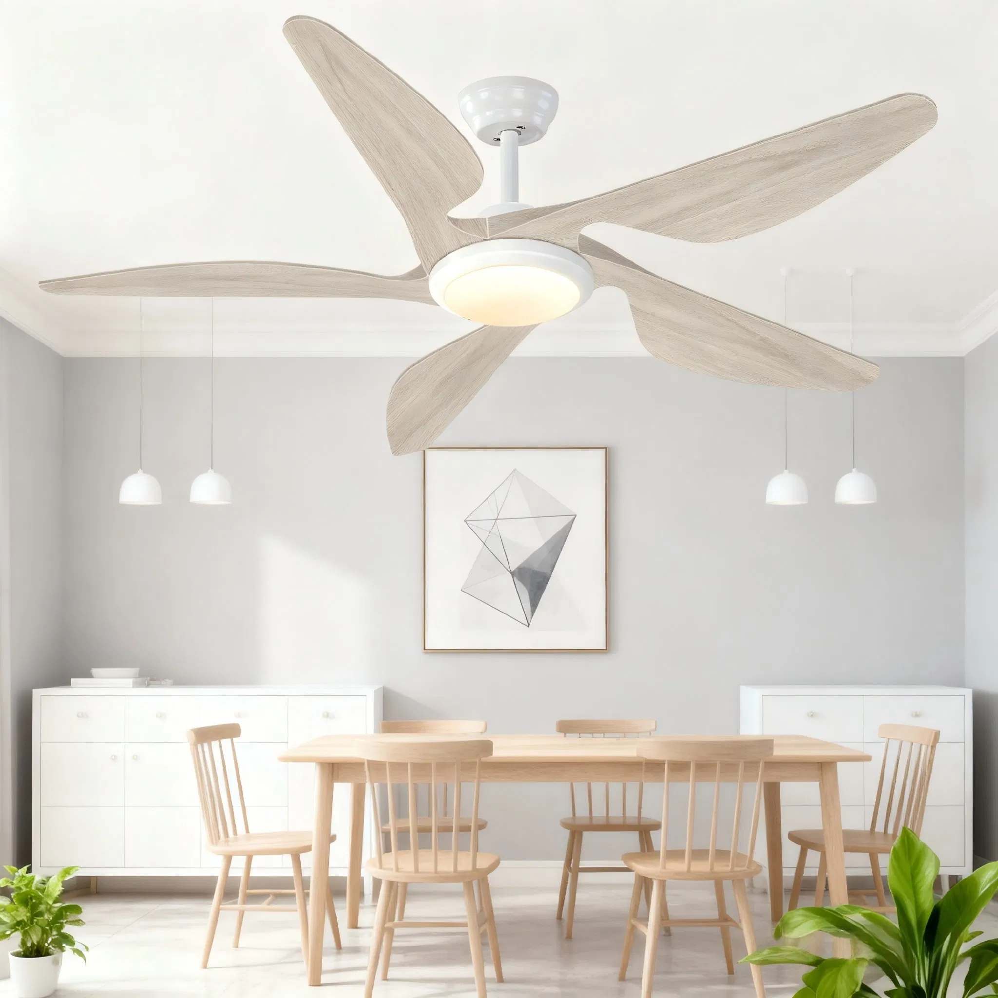 Smart/High/Quantity AC/Cooling/Fan Modern/Ceiling/Cooling/Fan 52/Inch/5/Blade Powerful/Fan Ventilation with/Remote/Control