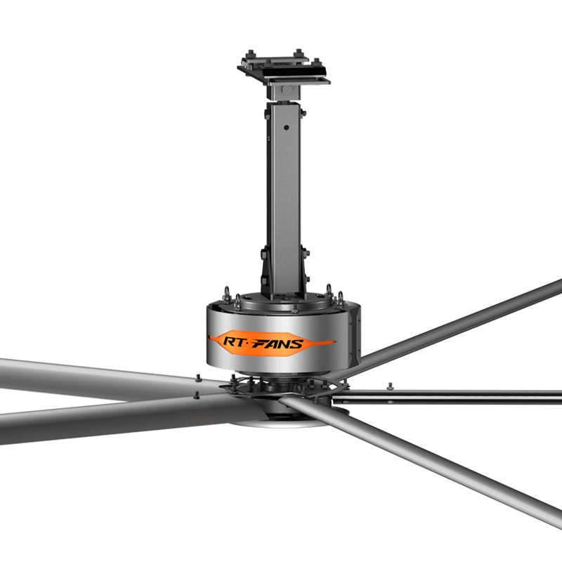 RTFANS 7.3m Industrial HVLS Ceiling Fan with Motor 15,500 M/h Airflow 220V/380V