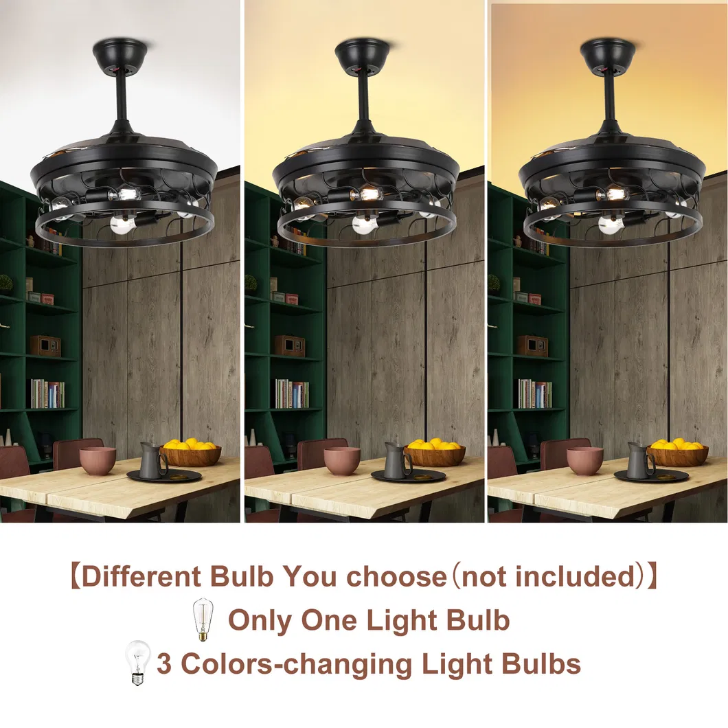Invisible Ceiling Fan with LED Lighting