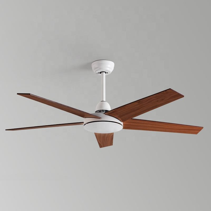 Nordic 42 52 56 Inch 5 Wooden Blade Modern AC Remote Control Wood Ceiling Fan Without Light