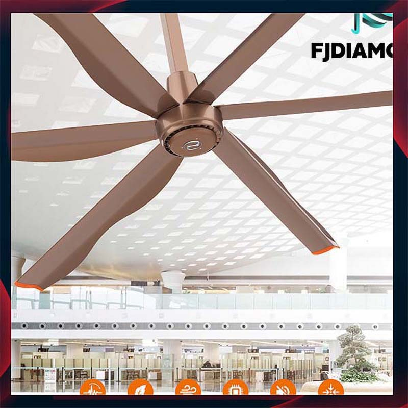 Cheap Price 10FT Big Airflow Low Speed Commercial Type Hvls Ceiling Fan