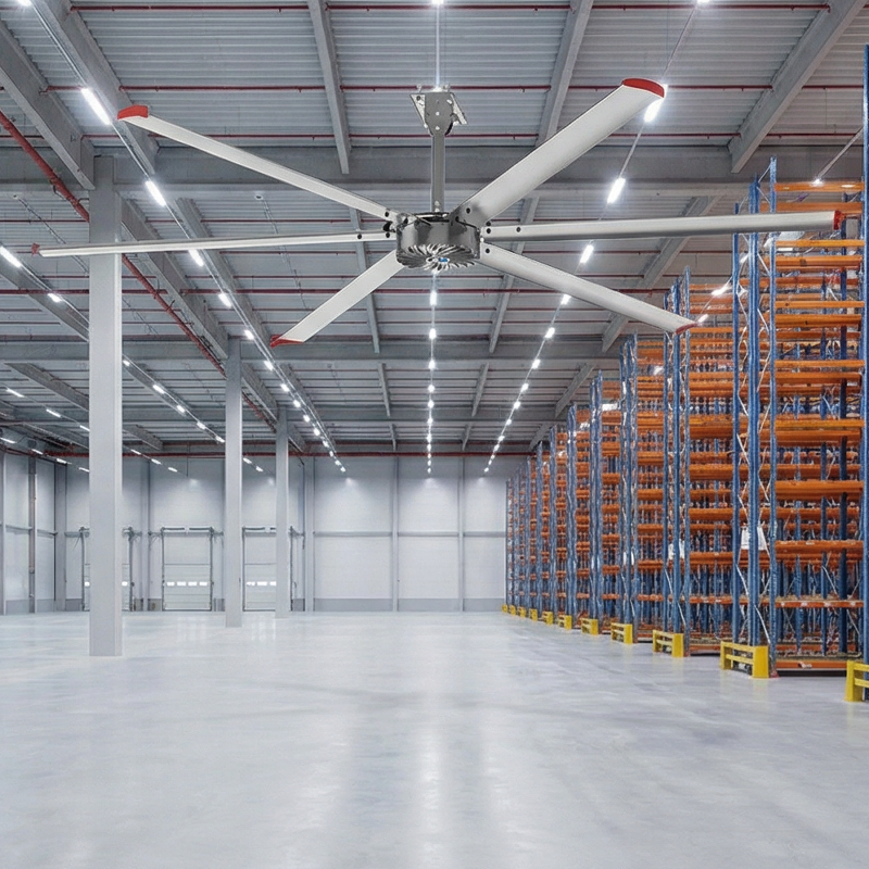 Industrial Hvls Ceiling Fan Ideal for Large Stadium and Warehouse