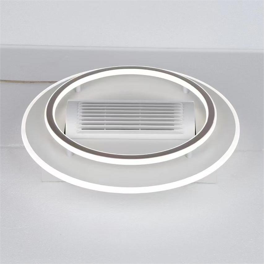 Hot Selling Modern Negative Ion Remote Control Ceiling Bladeless Ceiling Fan with Light and Fan Light That Circulates Indoor air