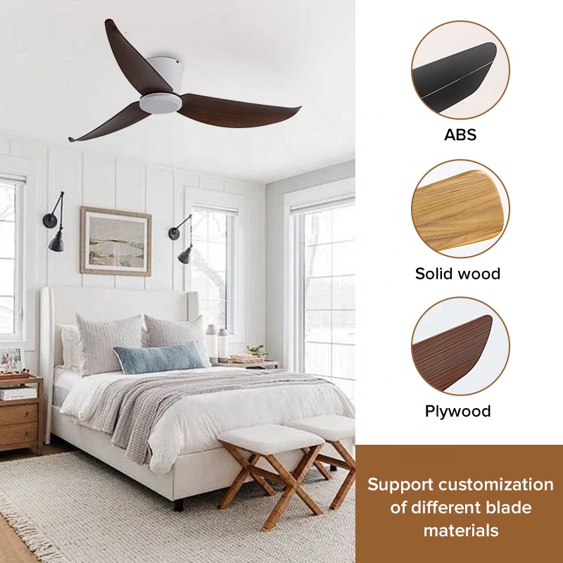 Electric Household Ceiling Fan with Inverter DC Motor Smart Remote Control Energy Saving &amp; App-Controlled