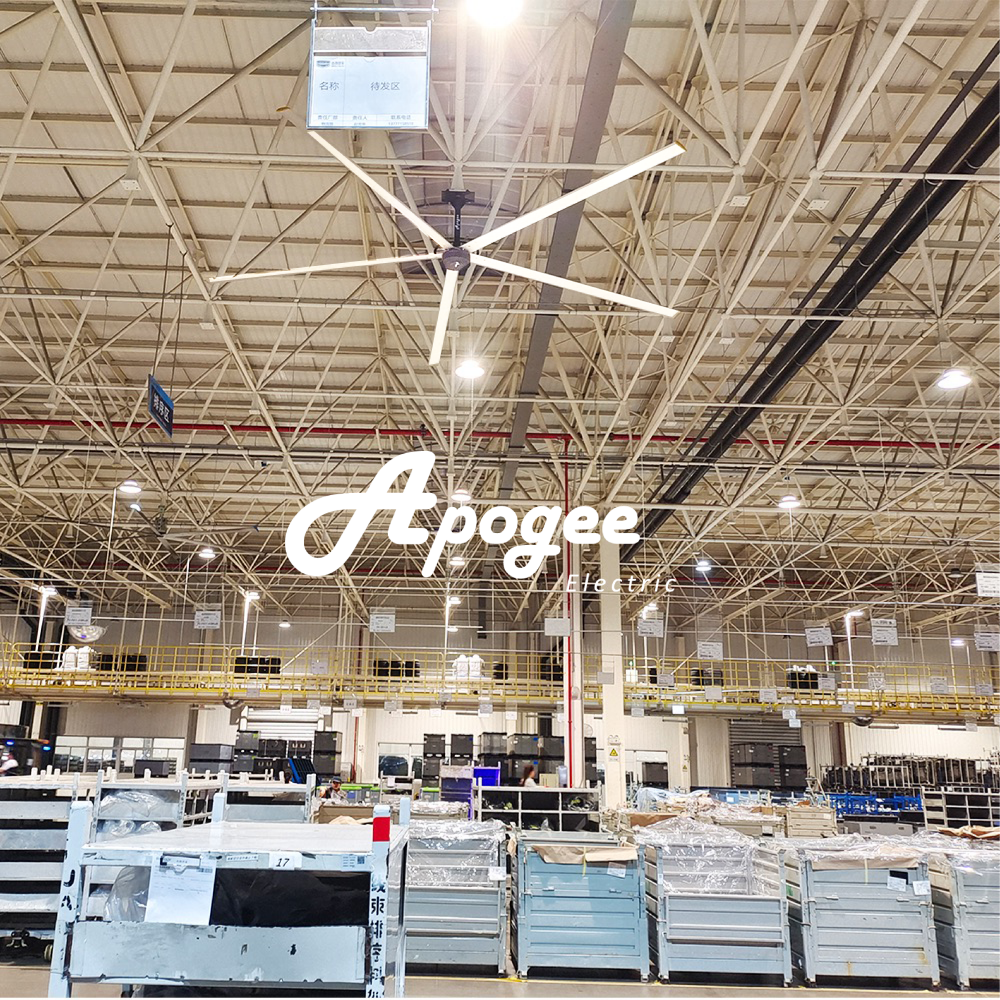 Ready To Ship HVLS Fans Industrial Ceiling Fan For Manufacturing Plant