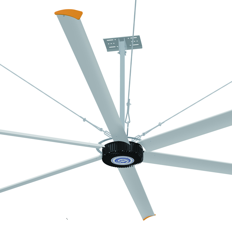 3M Commercial Large HVLS Ceiling Fan with 6 Blades High-Velocity Low-Speed Ventilation Fan