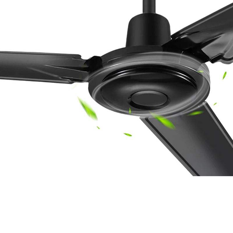 Yd0792 Industrial Smart Home Low Profile Ceilings Fans High Quality Indoor Living Bedroom 48 Inch Remote Control Ceiling Fan