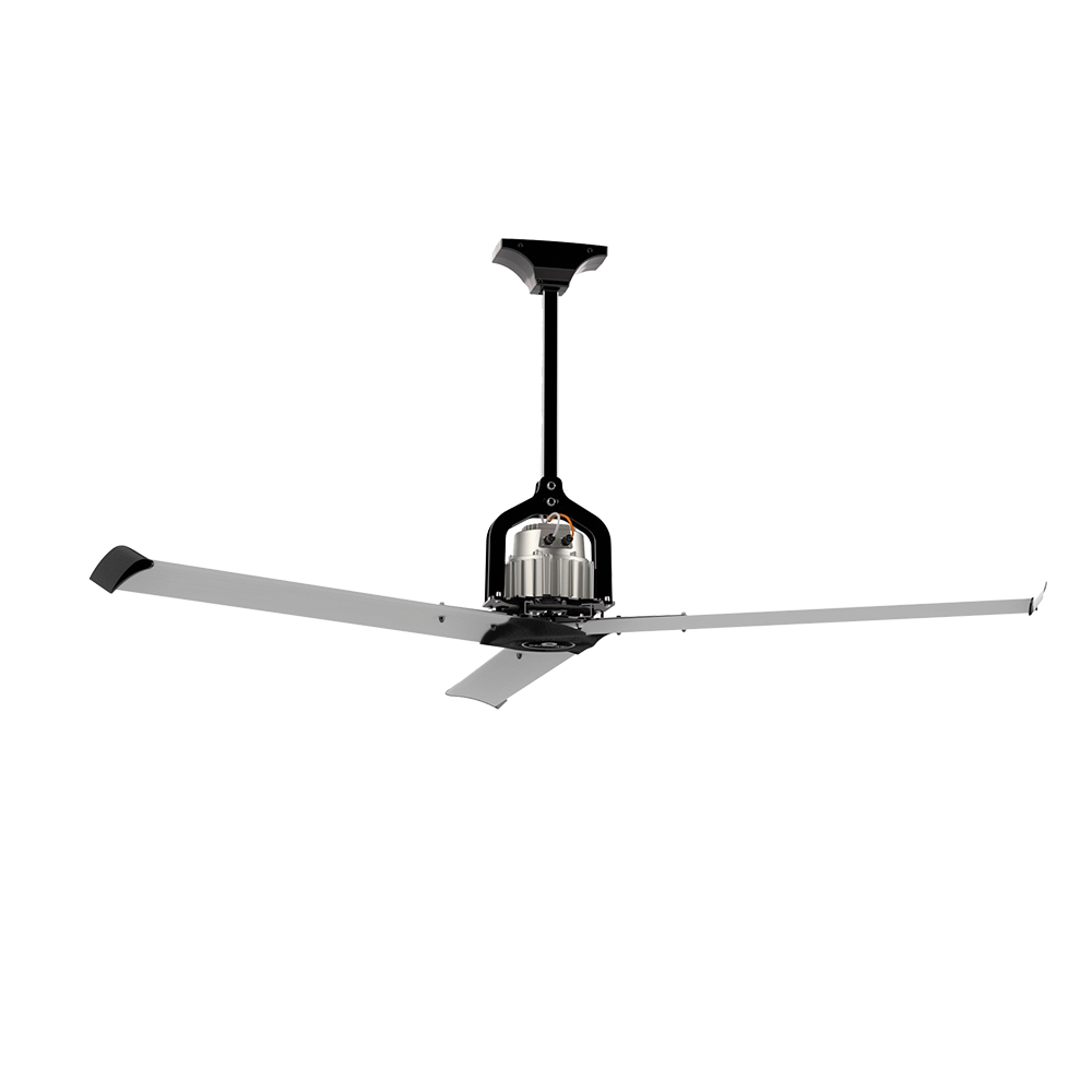 High Performance Easy and Safe Maintenance Aerauliqa LHS300 3M HVLS Fan High Volume Low Speed Ceiling Fans With 3 Blades