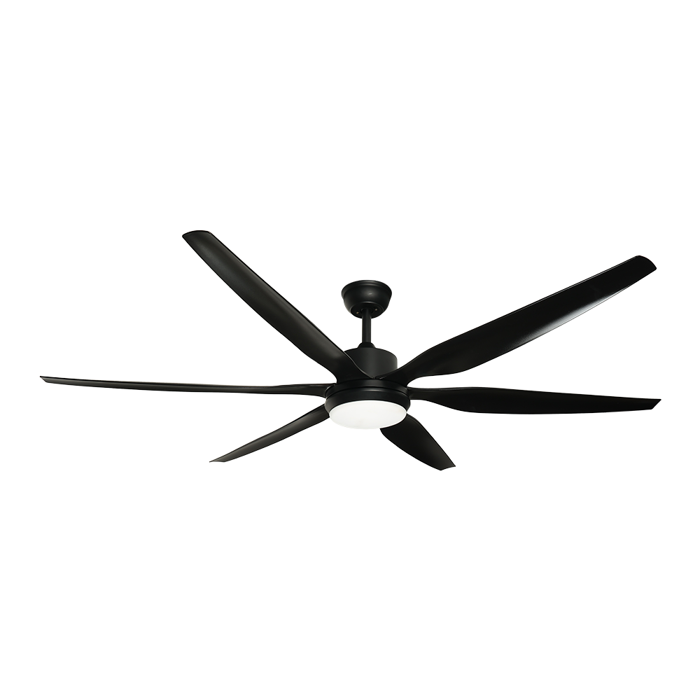 Supplier 66Inch DC Reversible Motor 5 Blades Ceiling Mounted Fan Black Metal Led Ceiling Fan With Light for Apartment Bedroom