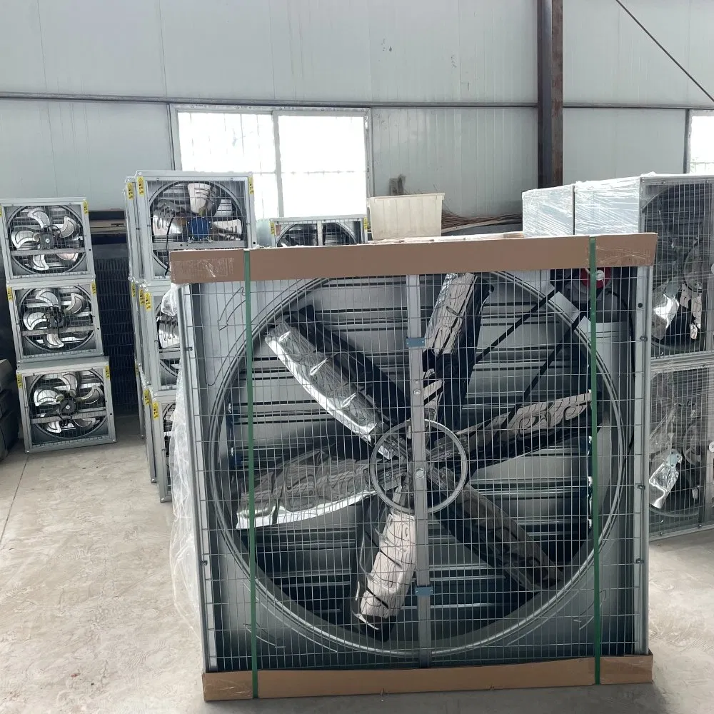 Low Profile Drop Hammer Exhaust Fan for Ceiling Mounting in Parking Garages