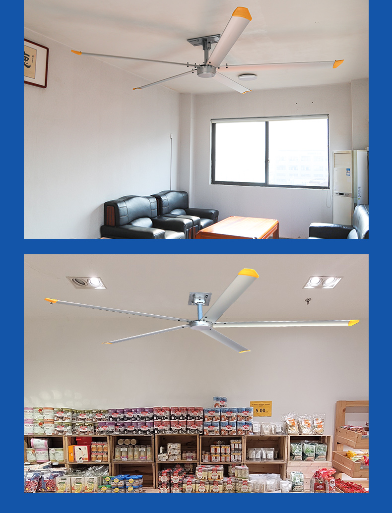 8FT 9FT 10FT Low RPM Wholesale HVLS Commercial Ceiling Fan