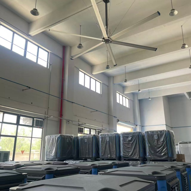 Aluminum Blade Energy Saving AC Motor Air Cooler Giant Ceiling Fan Industrial Ceiling Fan 6.1m