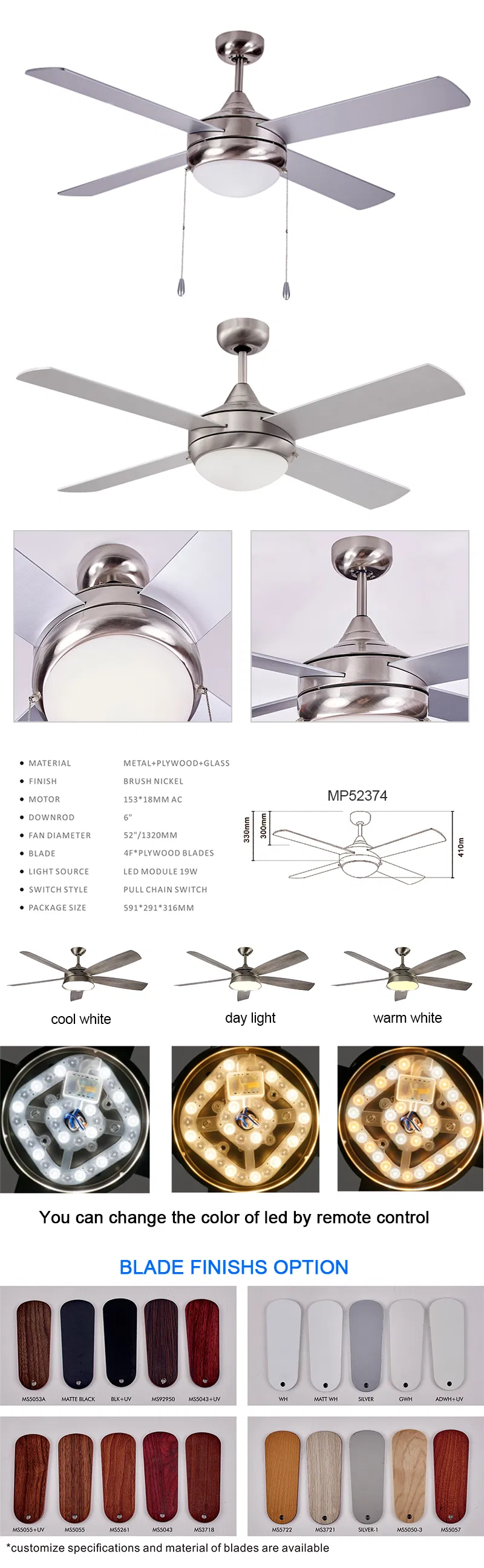 Ceiling Fan Detailed View