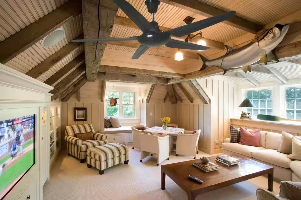 56 Inch Electric and Solar Ceiling Fan with Remote Control DC-CF10