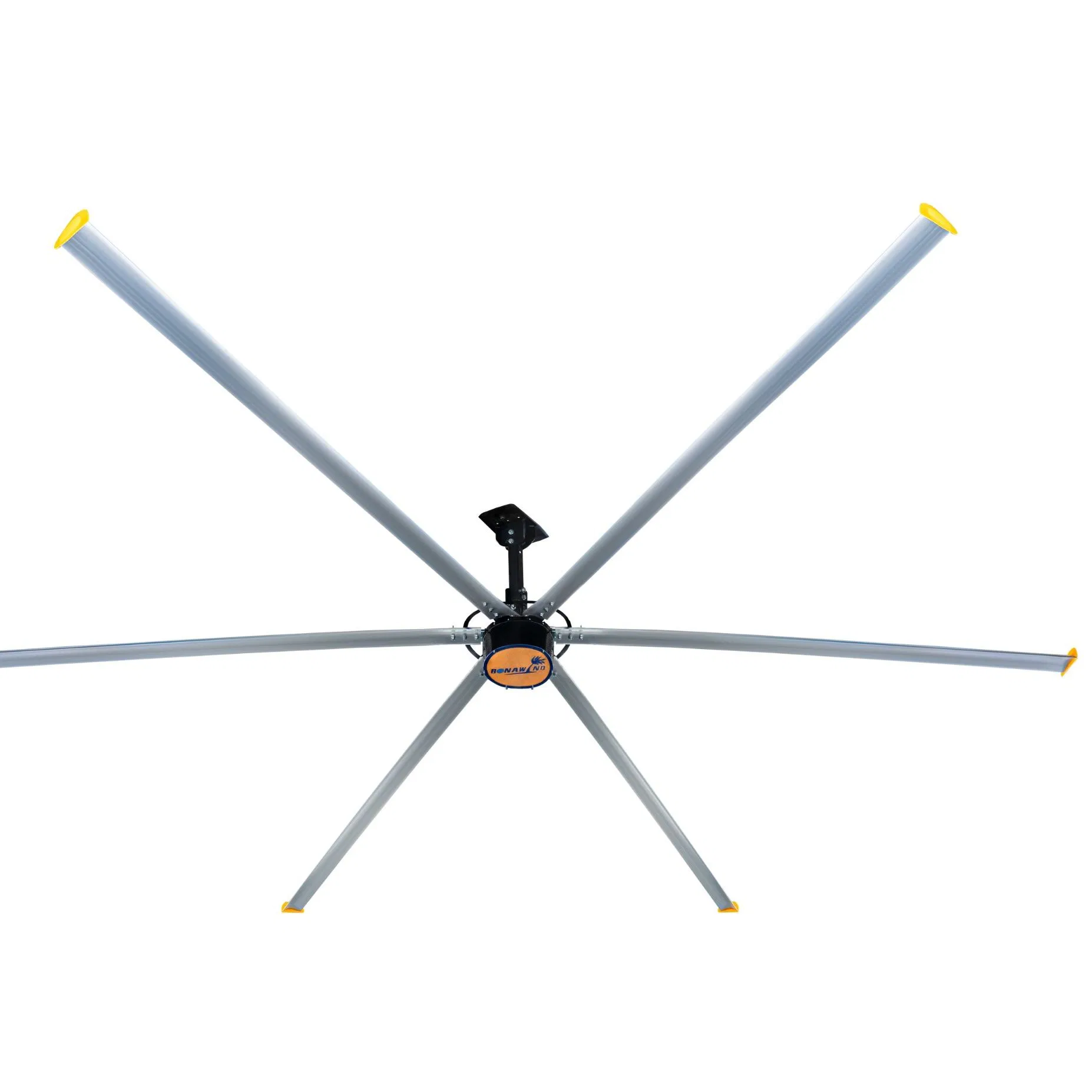 Hvls Ceiling Fan with Remote Control Option Large Energy-Efficient Industrial Ceiling Fan