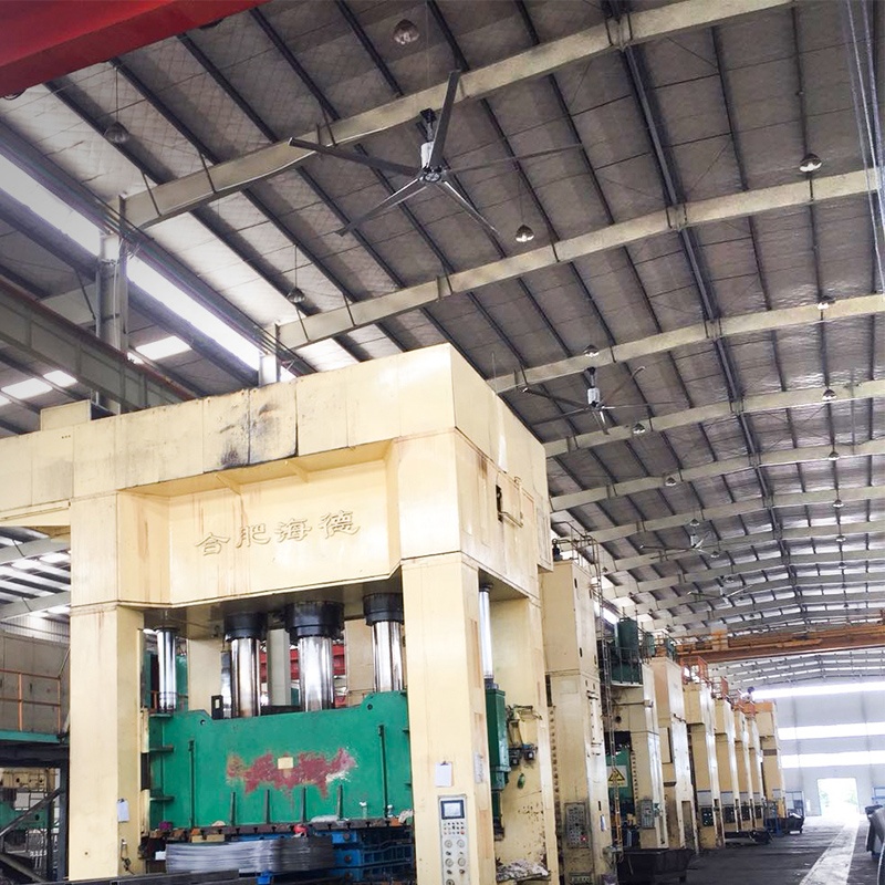 Universal Beam Industrial Air Cooling Ceiling Hvls High Volume, Low Speed Fans in Philippines Dawangfans 1.5KW/1.1KW 8FT-24FT