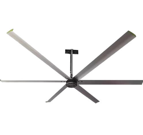 Large Industrial Ceiling Fan for Indoor and Outdoor Commercial Use for Factory Warehouse Spaces