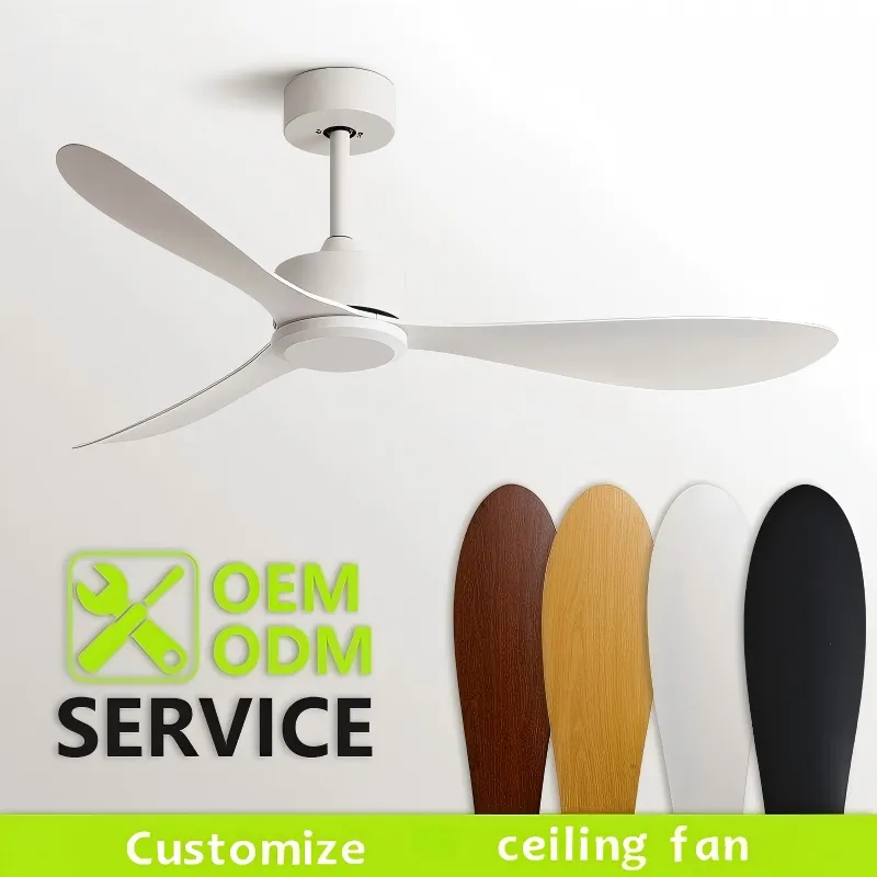 Smart Modern Ceiling Fan 52 Inch 5 Blade Powerful Fan with Remote Control