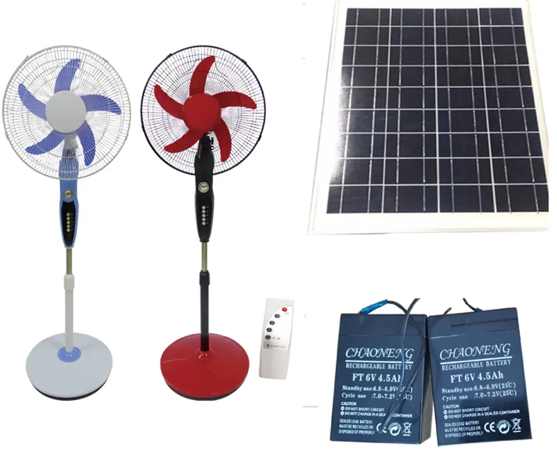 Strong Wind Acdc Flush Mount Solar Power Ceiling Fan 24 Inch