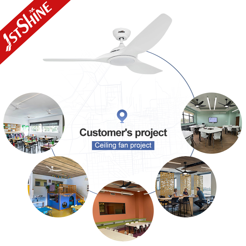 1stshine Ceiling Fan Manufacturer Fancy ABS Blades DC Ceiling Fan with Light