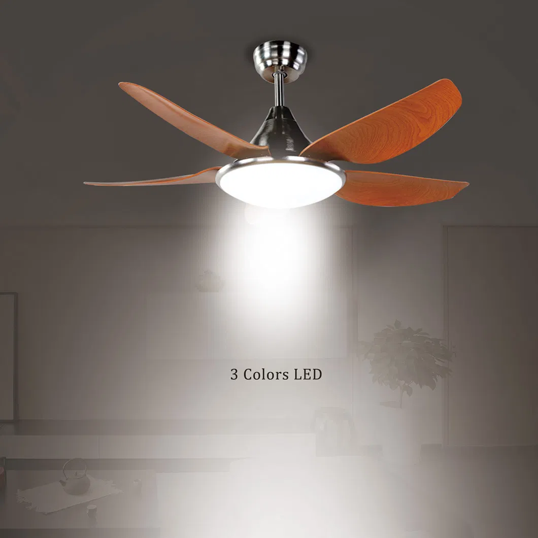Wholesale Solid Wood Blades Energy Electric Ceiling Fan with Certificate for Home