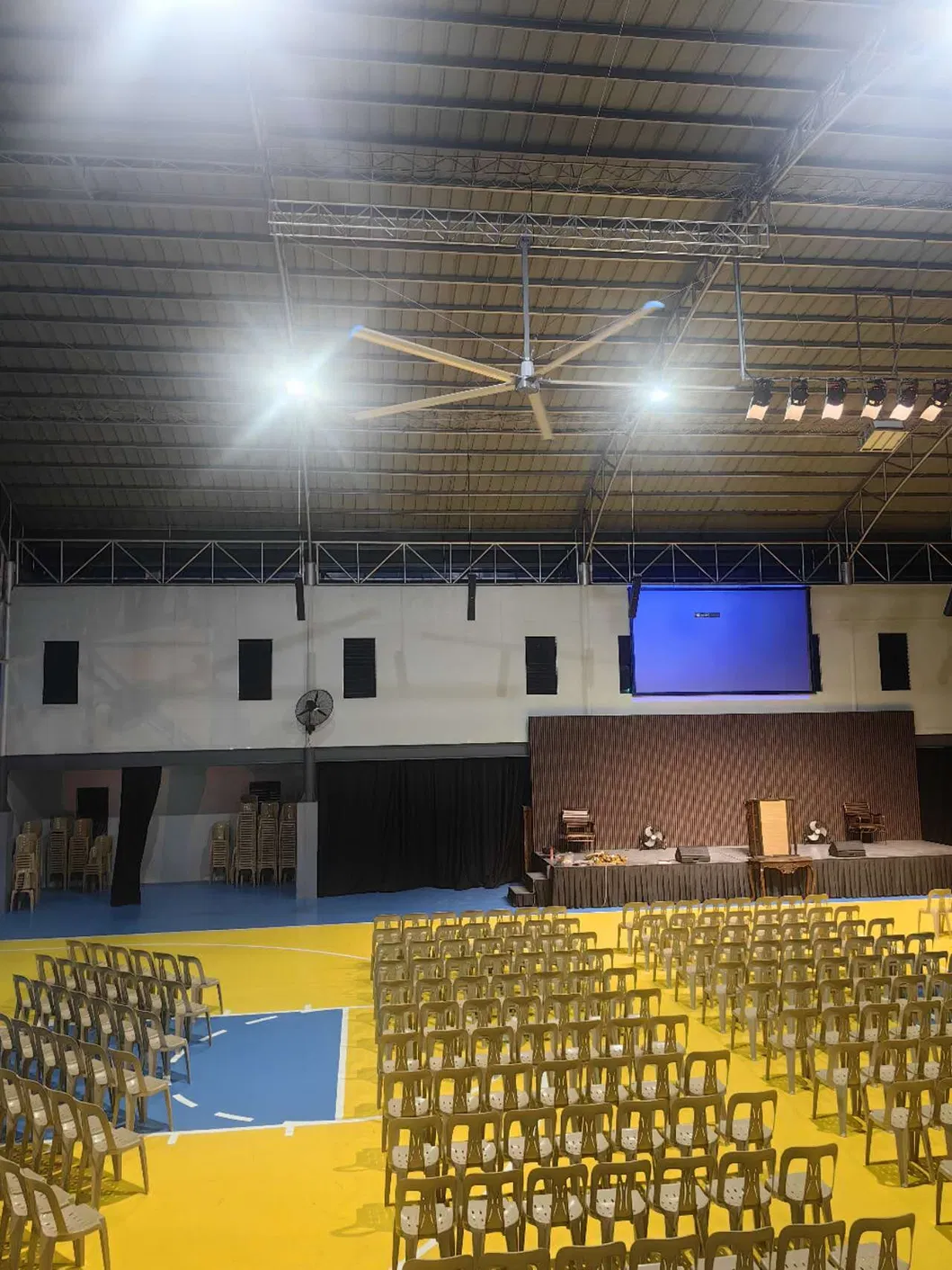 Hvls Ceiling Fan Installation structure