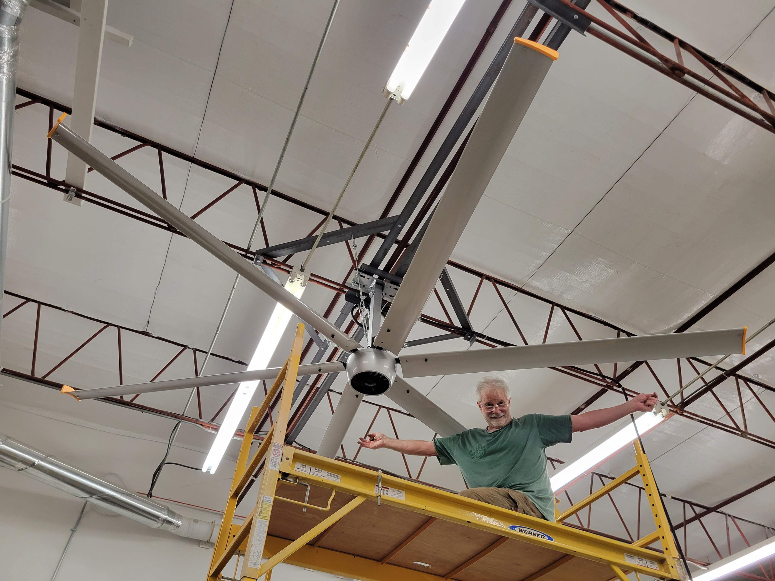 HVLS Ceiling Fan Application 2
