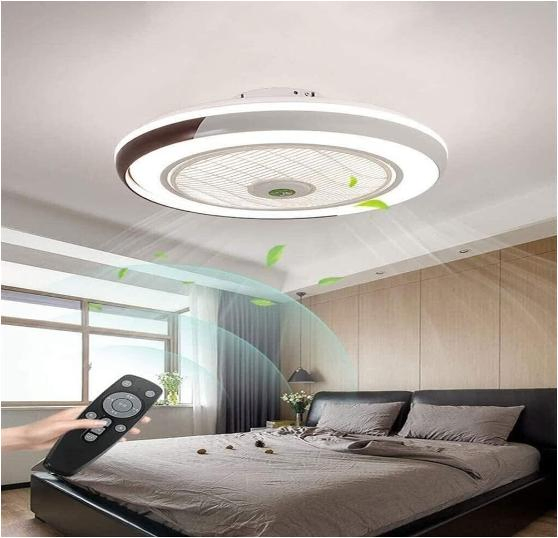 Ceiling Fans with Lamps, Low Profile Ceiling Fan with Light and Remote