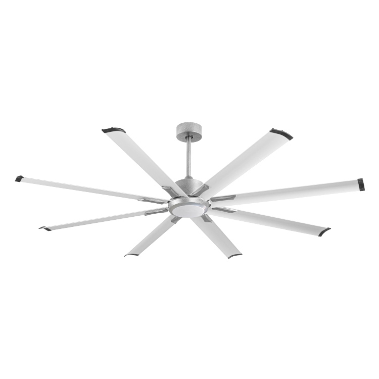 OEM ODM 72-Inch Ceiling Fan Lamp And Remote Control DC Motor For ETL Home Outdoor LED Industrial Ceiling Fan With Light