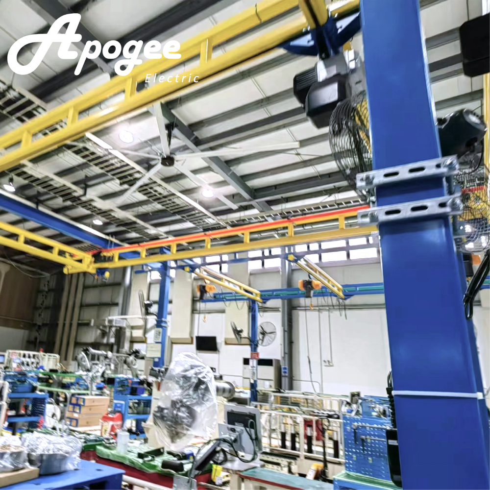 24ft 20ft 18ft 16ft 14ft 12ft 10ft Large Industrial HVLS Ceiling Fans For Workshop Ventilation