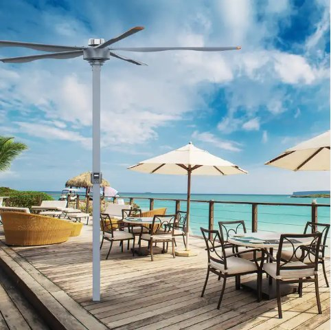 Large Ceiling Fan with Large Air Volume and Low Noise Suitable for Outdoor Place