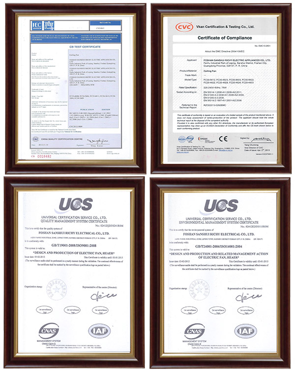 Certifications