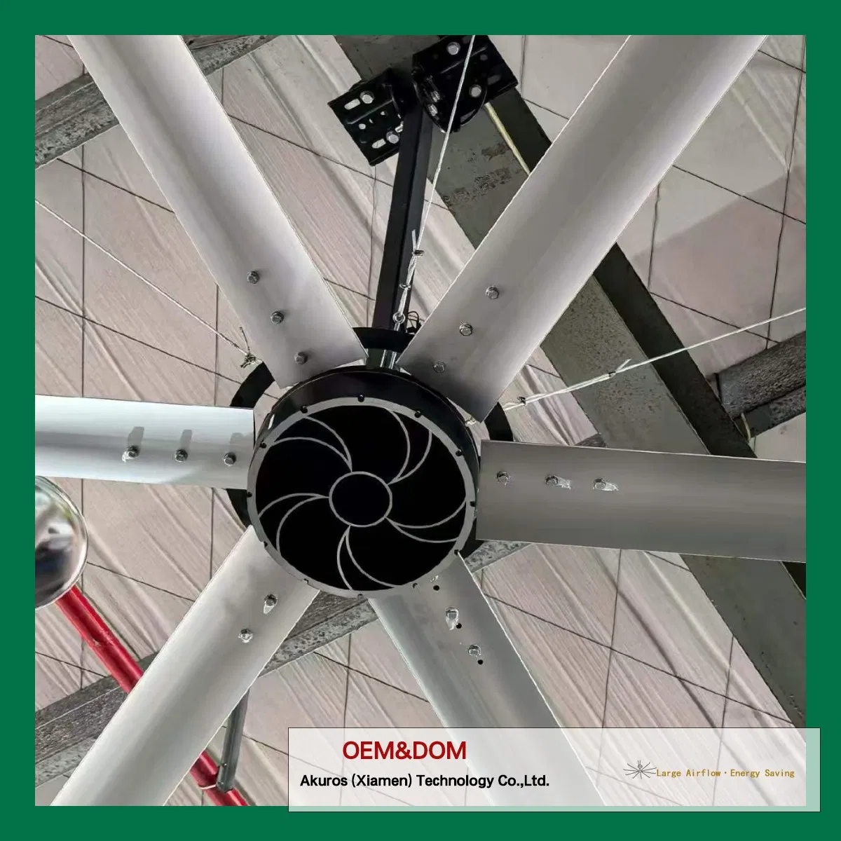 Energy Efficient Pmsm Hvls Fan Motor Ceiling Fan for Industrial Applications