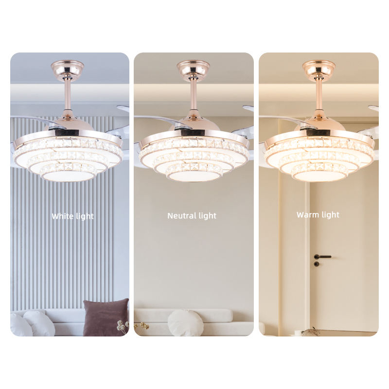 Energy-Efficient ABS Blade Ceiling Fan with Integrated LED