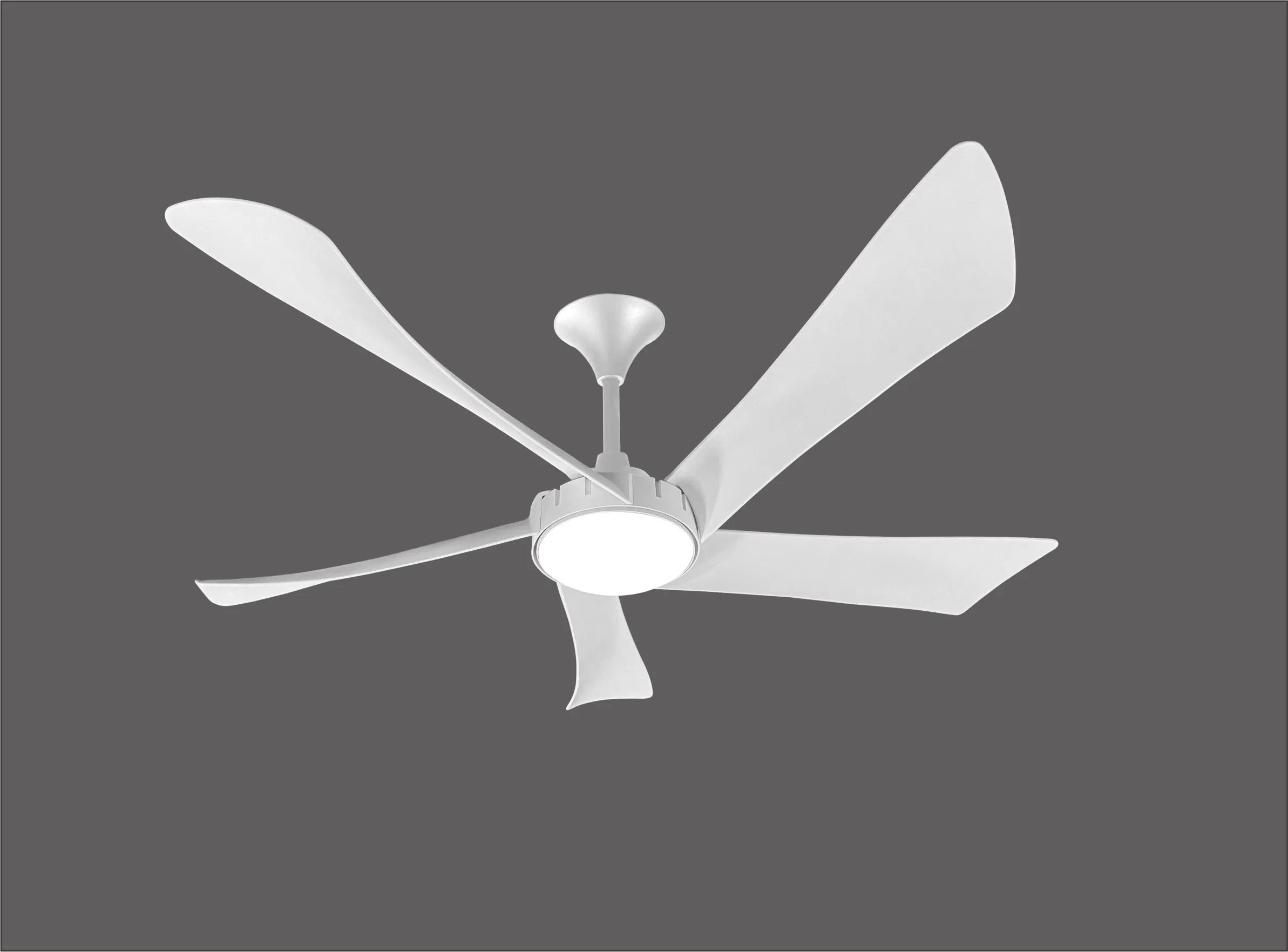 Ultra Quiet Aerodynamic DC Ceiling Fan with Lights