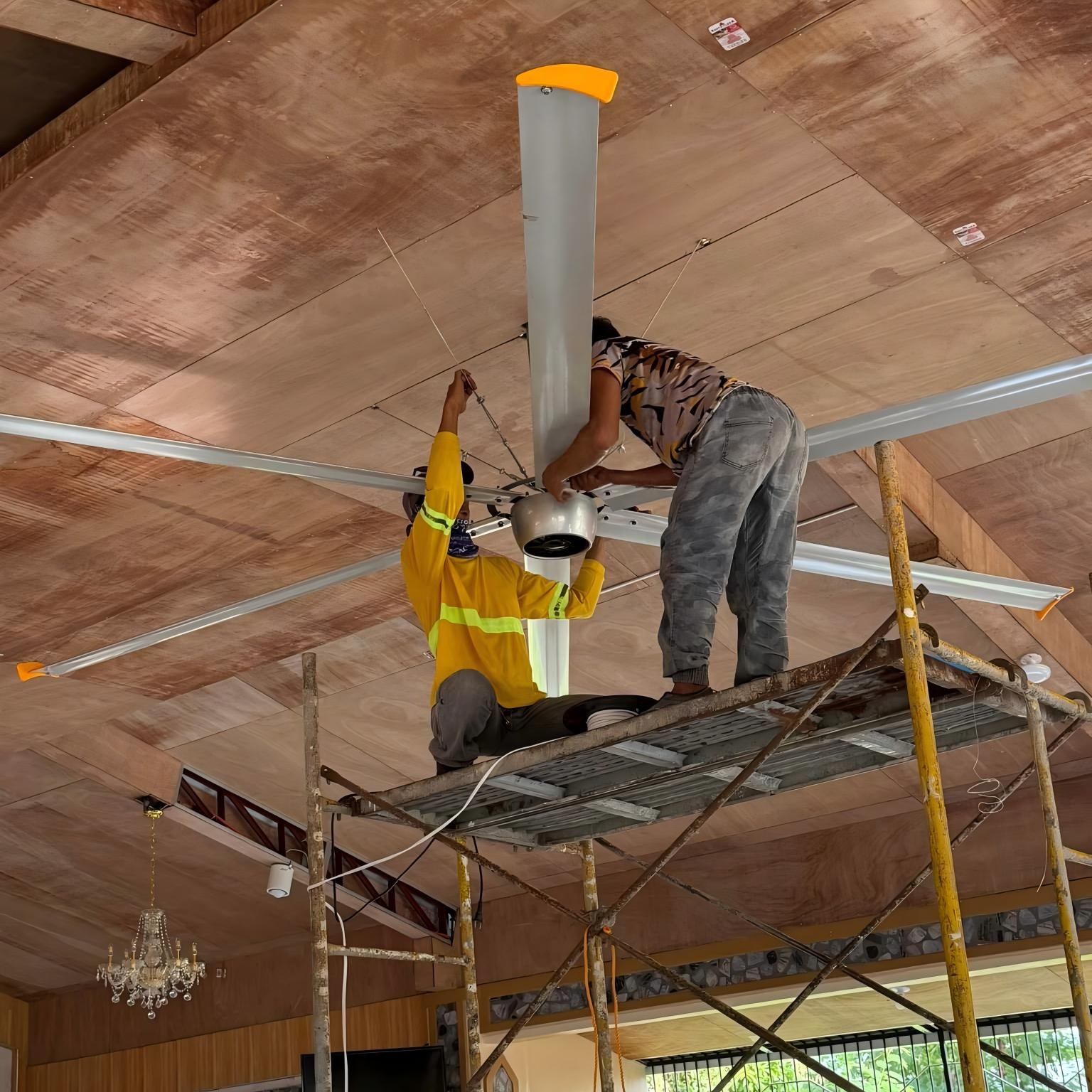 110V/220V BLDC DC Motor 2.5m 8ft HVLS Ceiling Fan Price Philippines