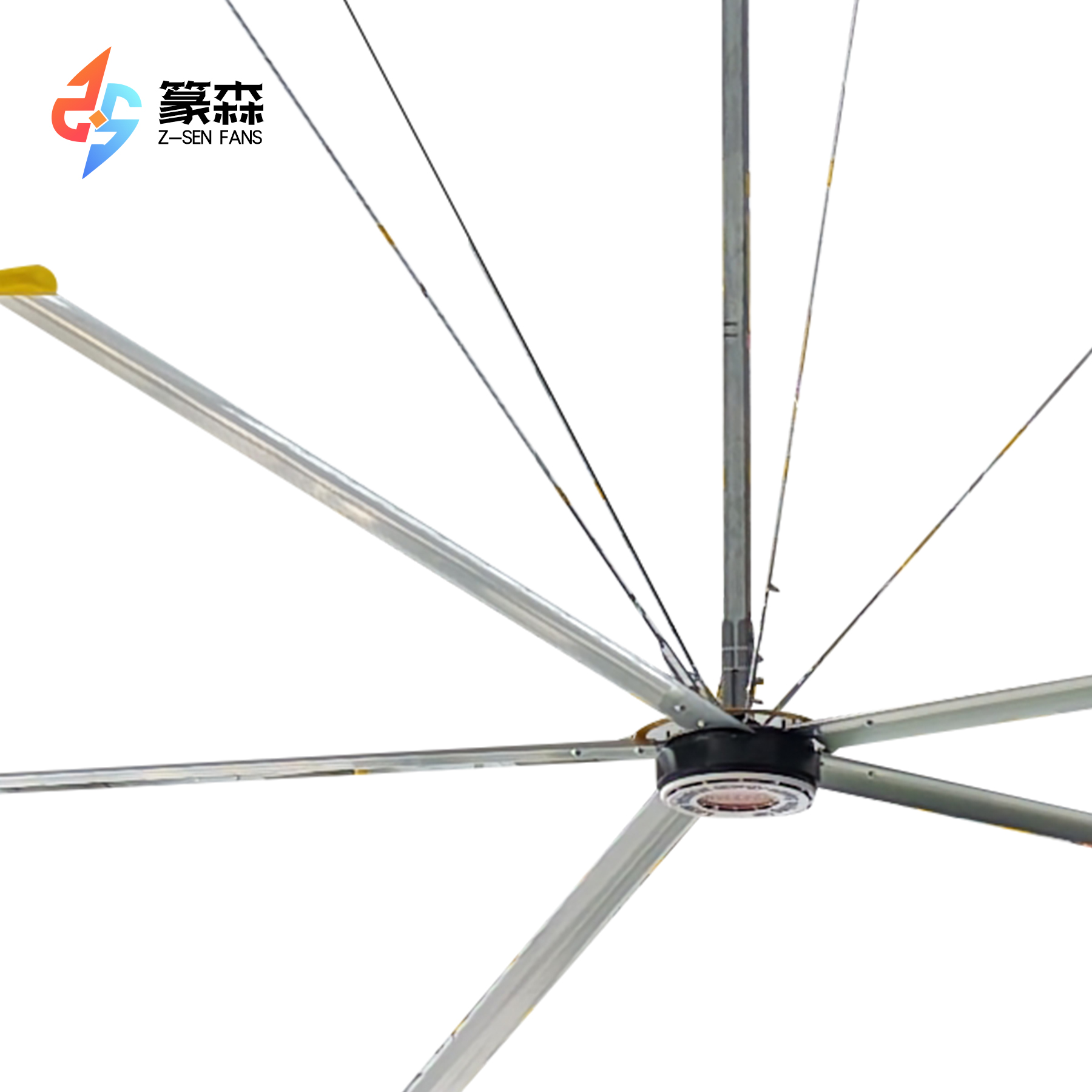 20ft/6.1m Diameter Energy Saving Aluminum Alloy Blades Low Noise Motor Ceiling Fans with Touch Control Ventilation Solution