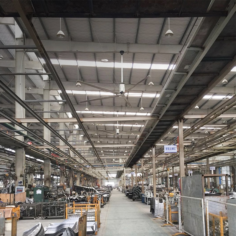 Universal Beam Industrial Air Cooling Ceiling Hvls High Volume, Low Speed Fans in Philippines Dawangfans 1.5KW/1.1KW 8FT-24FT